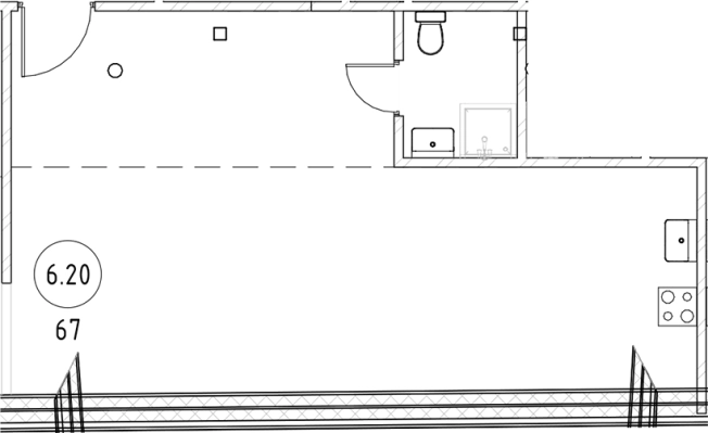 . Вариант № 8057827, 0, площадь - 74 квм, цена 24597600 рублей