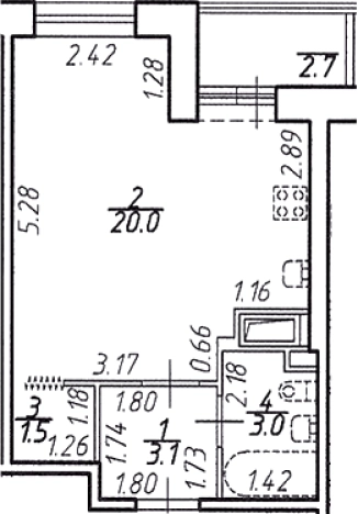 Купить квартиру в новостройках на улице Тихая в Ленинградской области. Вариант № 7791380, 0, площадь -  квм, цена 4698000 рублей