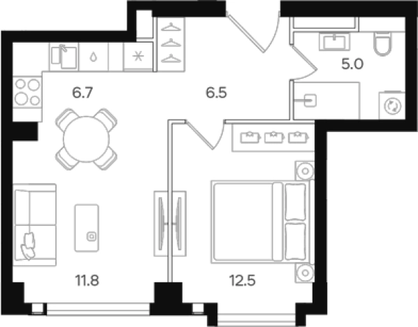 Купить квартиру на улице Большая Тульская в Москве. Вариант № 5685933, 0, площадь - квм, цена 26668750 рублей