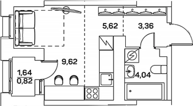 Купить Студию в новостройках у метро Нижегородская в Москве. Вариант № 3572630, 0, площадь - квм, цена 10304242 рублей