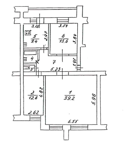 Купить трехкомнатную квартиру на вторичке в Микрорайоне Юрьевец в Владимире. Вариант № 4617, 8, площадь -  квм, цена 7300000 рублей