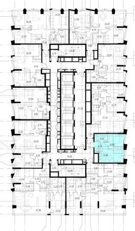 Купить квартиру в Москве. Вариант № 2676805, 6, площадь -  квм, цена 22500000 рублей