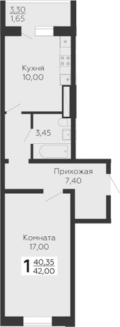 Купить квартиру в ЖК Ленский в Всеволожске. Вариант № 6853483, 0, площадь -  квм, цена 4195800 рублей