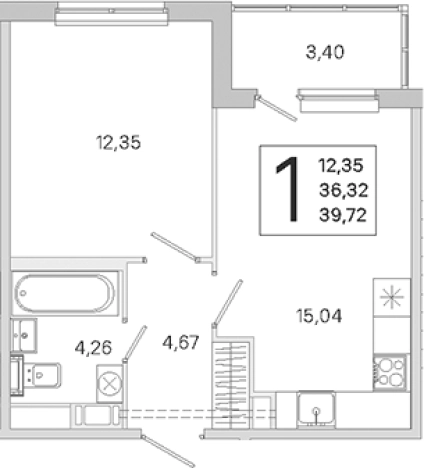 Купить двухкомнатную квартиру в ЖК ЮгТаун. Олимпийские кварталы в Санкт-Петербурге. Вариант № 9638939, 0, площадь -  квм, цена 8317280 рублей