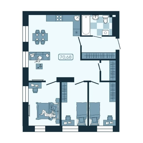 Купить четырехкомнатную квартиру в Микрорайоне Санаторная, Владивосток в Владивостоке. Вариант № 5548354, 0, площадь -  квм, цена 11890308 рублей