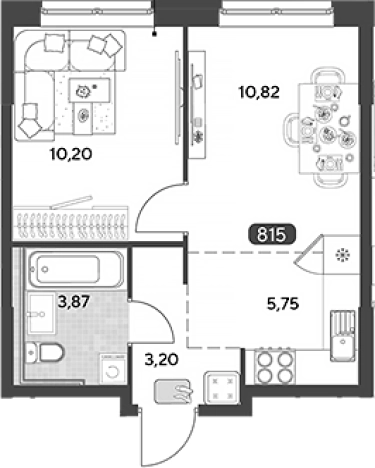 Купить двухкомнатную квартиру в Калужской области. Вариант № 120522, 0, площадь -  квм, цена 4566573 рублей
