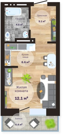 Купить квартиру в районе Ингодинский в Чите. Вариант № 158377, 0, площадь - квм, цена 5302500 рублей