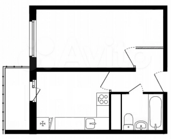 Купить однокомнатную квартиру на улице бульвар Комарова в Ростове-на-Дону. Вариант № 3873940, 11, площадь -  квм, цена 5000000 рублей
