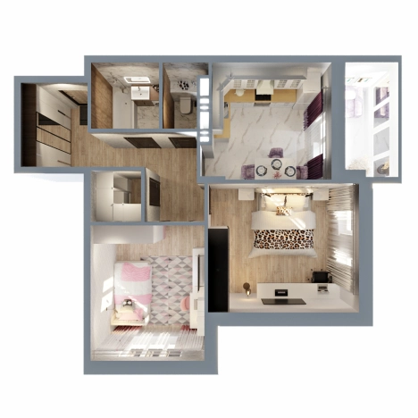 Купить квартиру в новостройках в ЖК Маршал в Коврове. Вариант № 2731792, 5, площадь -  квм, цена 6240955 рублей