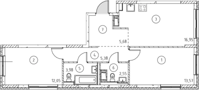 Купить квартиру в новостройках в ЖК Новое Колпино в Санкт-Петербурге. Вариант № 9152076, 0, площадь -  квм, цена 10053690 рублей