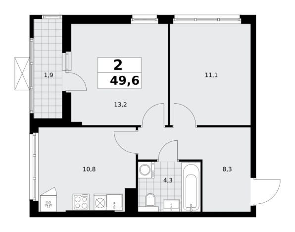 Купить квартиру на улице проспект Куприна в Москве. Вариант № 140886, 0, площадь -  квм, цена 21744144 рублей