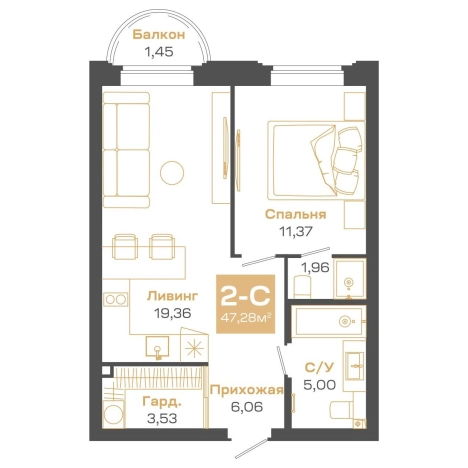 Купить двухкомнатную квартиру в ЖК Пульсар в Новосибирске. Вариант № 9957426, 0, площадь -  квм, цена 11720000 рублей