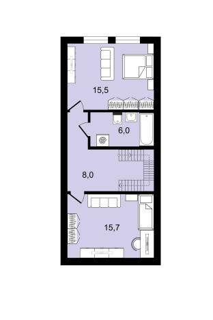 Купить таунхаус в Калининграде. Вариант № 21059, 38, площадь -  квм, цена 10750000 рублей