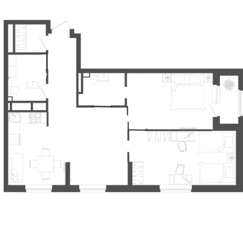 Купить квартиру в новостройках в Уфе. Вариант № 8435952, 3, площадь -  квм, цена 11999000 рублей