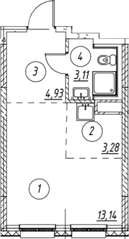 Купить квартиру в новостройках в ЖК Новые Лаврики в Мурине. Вариант № 7253290, 0, площадь -  квм, цена 4523266 рублей