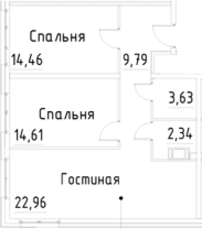 Купить трехкомнатную квартиру на улице Московское шоссе в Санкт-Петербурге. Вариант № 9327502, 0, площадь -  квм, цена 12069399 рублей