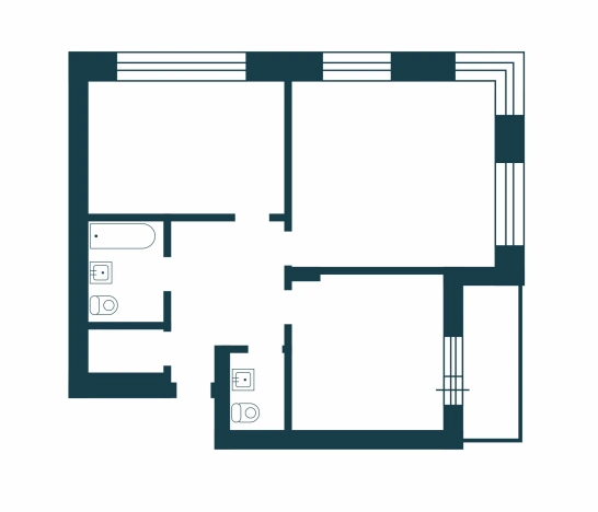Купить двухкомнатную квартиру в ЦАО в Новосибирске. Вариант № 4157118, 16, площадь -  квм, цена 17990000 рублей