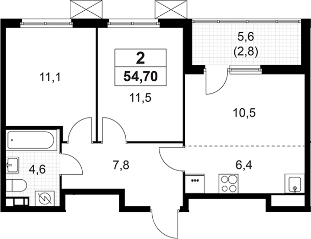 Купить квартиру в ЖК А101 Лаголово в Ленинградской области. Вариант № 8924514, 0, площадь -  квм, цена 9359170 рублей