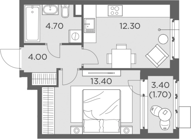 Купить квартиру в ЖК Новое Медведково в Мытищах. Вариант № 131050, 0, площадь -  квм, цена 9873350 рублей