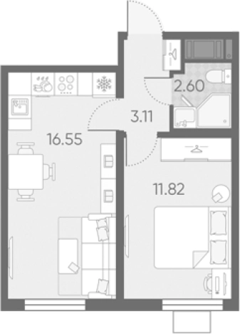 Купить квартиру в ЖК Морская миля в Санкт-Петербурге. Вариант № 6890602, 0, площадь - квм, цена 9598904 рублей