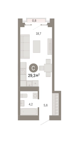 Купить Студию в районе Метрогородок в Москве. Вариант № 8468401, 0, площадь -  квм, цена 13150000 рублей