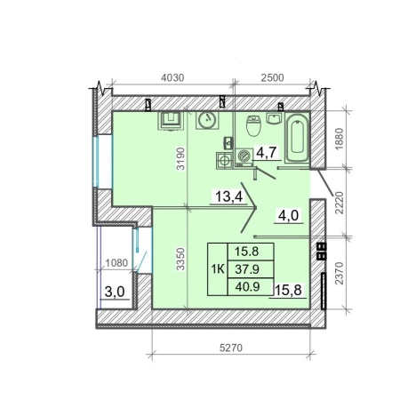 Купить квартиру в новостройках в Иванове. Вариант № 1165988, 0, площадь -  квм, цена 5644200 рублей