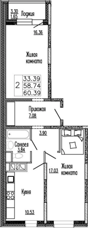 Купить квартиру в Сергиеве Посаде. Вариант № 139572, 0, площадь -  квм, цена 8092260 рублей