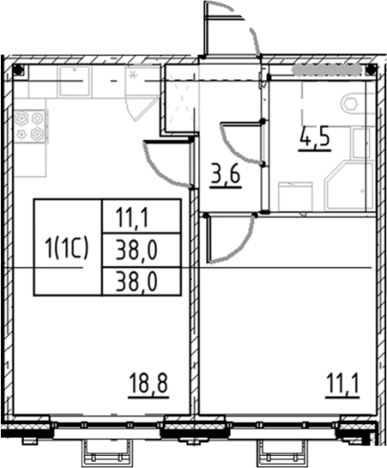 Купить двухкомнатную квартиру в новостройках в ЖК Пулково Lake в Санкт-Петербурге. Вариант № 7597309, 0, площадь -  квм, цена 8614714 рублей