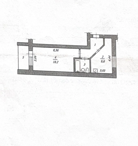 Купить однокомнатную квартиру в Микрорайоне 11-й в Белгороде. Вариант № 7610504, 13, площадь -  квм, цена 4300000 рублей