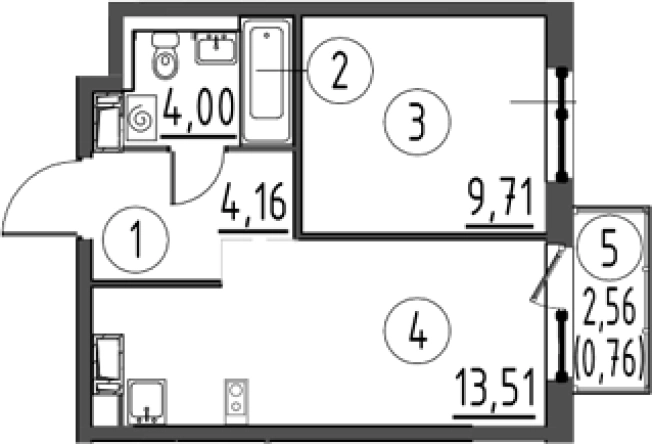Купить квартиру в ЖК Квартал Торики в Ленинградской области. Вариант № 6712467, 0, площадь -  квм, цена 6529916 рублей