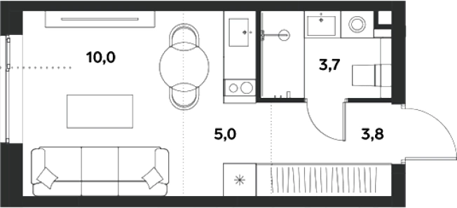 Купить квартиру у метро Спартак в Москве. Вариант № 121329, 0, площадь - квм, цена 12060000 рублей