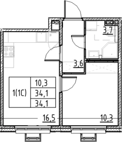 Купить двухкомнатную квартиру в новостройках у метро Купчино в Санкт-Петербурге. Вариант № 9328496, 0, площадь -  квм, цена 8850996 рублей