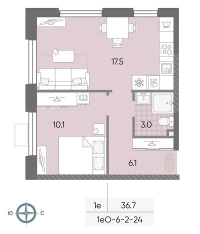 Купить квартиру у метро Боровское шоссе в Москве. Вариант № 8116375, 0, площадь -  квм, цена 16105978 рублей