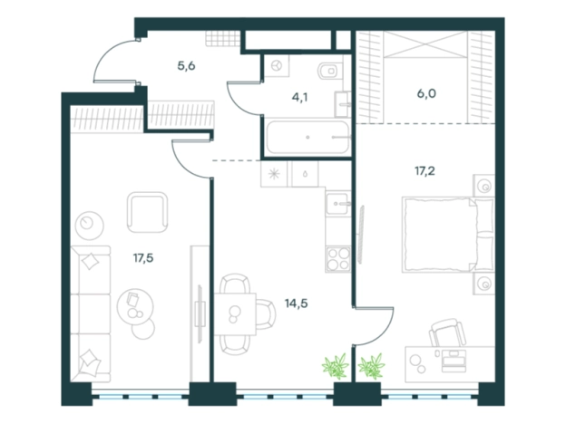 Купить квартиру в ЮВАО в Москве. Вариант № 149699, 0, площадь -  квм, цена 32560606 рублей