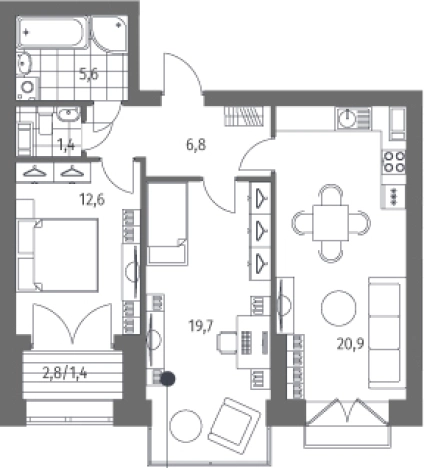 Купить трехкомнатную квартиру в ЖК Наука в Санкт-Петербурге. Вариант № 6897729, 0, площадь -  квм, цена 21860000 рублей