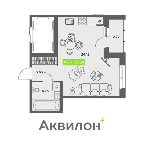 Купить квартиру в Архангельске. Вариант № 7636416, 0, площадь -  квм, цена 5503803 рублей