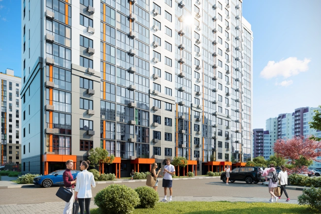 Купить однокомнатную квартиру в новостройках в ЖК Жилой комплекс "Сити-квартал на Измайлова" в Пензе. Вариант № 7605899, 3, площадь -  квм, цена 4373670 рублей