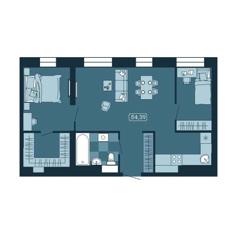 Купить трехкомнатную квартиру в районе Первомайский в Владивостоке. Вариант № 5460537, 0, площадь -  квм, цена 9126642 рублей
