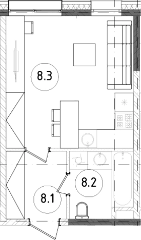 Купить квартиру у метро Зорге в Москве. Вариант № 63056, 0, площадь -  квм, цена 16926700 рублей