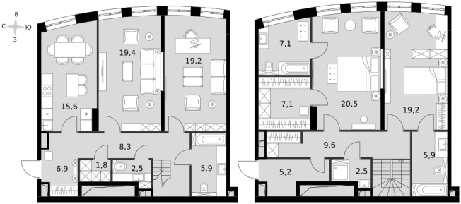 Купить четырехкомнатную квартиру у метро Крылатское в Москве. Вариант № 9502186, 0, площадь -  квм, цена 165909120 рублей