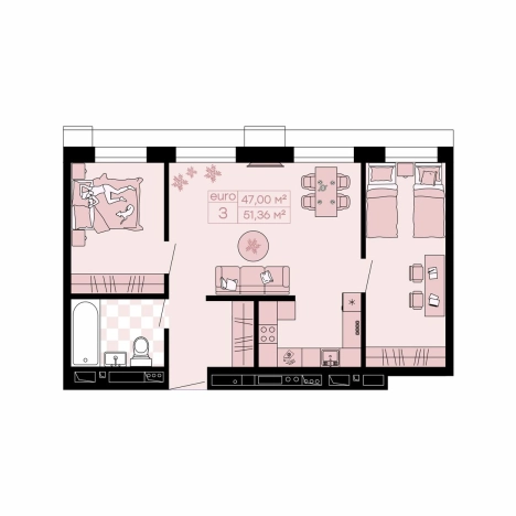 Купить трехкомнатную квартиру в ЖК Залив в Владивостоке. Вариант № 6140116, 0, площадь -  квм, цена 11314608 рублей