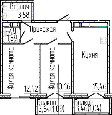 Купить трехкомнатную квартиру на улице Златоглавая в Сертолове. Вариант № 6054566, 0, площадь -  квм, цена 9208512 рублей
