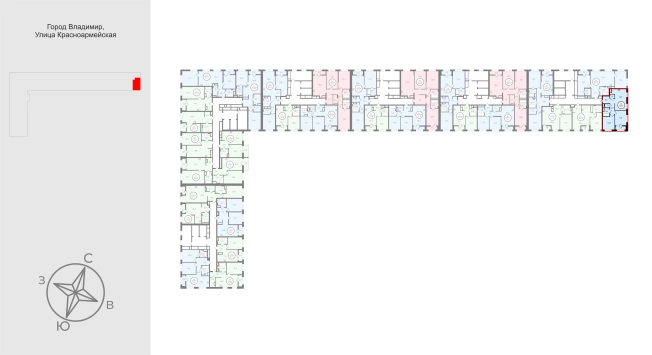 Купить двухкомнатную квартиру в новостройках в Владимирской области. Вариант № 9522885, 0, площадь -  квм, цена 8705800 рублей