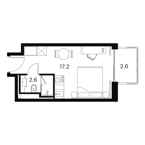 Купить однокомнатную квартиру у метро Владыкино в Москве. Вариант № 202461, 0, площадь -  квм, цена 10824696 рублей