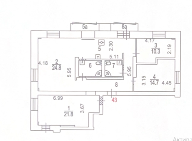Купить квартиру в Москве. Вариант № 9830837, 22, площадь - квм, цена 65000000 рублей