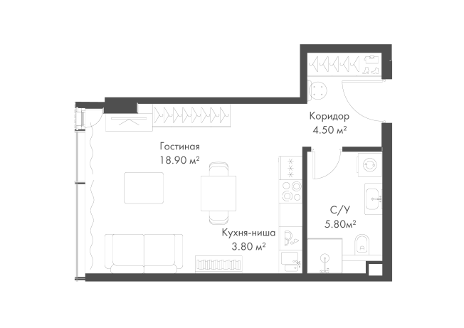 Купить Студию в районе Беговой в Москве. Вариант № 159266, 0, площадь -  квм, цена 35204400 рублей