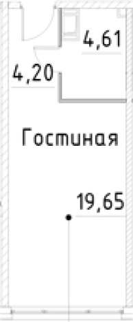 Купить Студию в новостройках на улице проспект Большевиков в Санкт-Петербурге. Вариант № 7596217, 0, площадь -  квм, цена 5856955 рублей