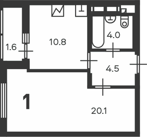 Купить квартиру в Москве. Вариант № 10216282, 5, площадь - квм, цена 15829000 рублей