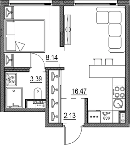 Купить квартиру в новостройках в ЖК Новая земля в Санкт-Петербурге. Вариант № 9149899, 0, площадь -  квм, цена 10657858 рублей