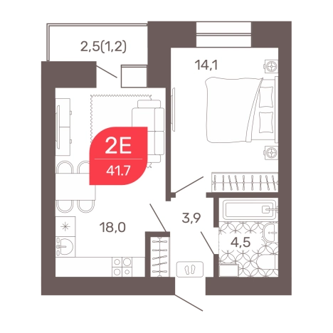Купить квартиру в новостройках в Чите. Вариант № 9313498, 0, площадь -  квм, цена 6880500 рублей